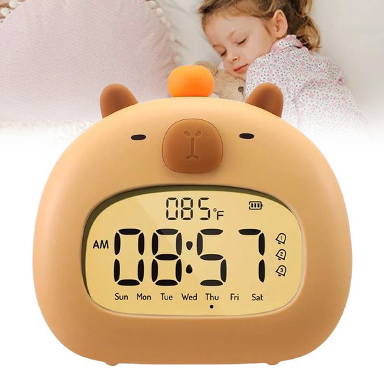 Slaaptrainer - Slaaptrainer voor Kinderen - Kinderwekker met Nachtlamp - Kinderwekker van Merkloos