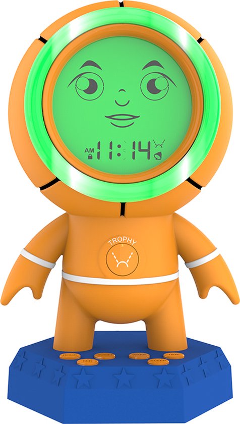 Slaaptrainer - Sleepy - Kinderwekker - AM/PM Tijd -  Basketbal Projectie Klok - Slaaptrainer voor Kinderen - Nacht en Dag Functie van Bintoi