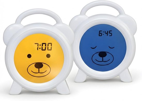 Sleep trainer Bear - Sleep alarm clock - Alarm clock and night light Children