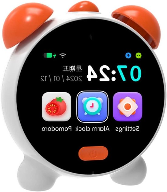 Slimme AI-wekker - Interactieve leerassistent - Kinderen routines leren - Meer dan 50 alarmen