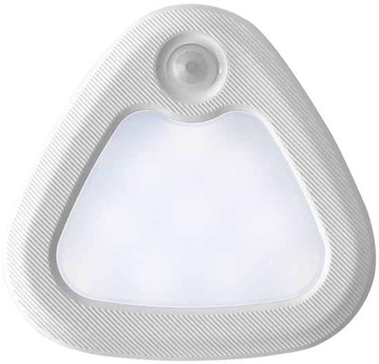 Slimme sensor nachtlamp, draadloos op batterijen, binnenverlichting, geschikt voor trappen, keukens, garages en gangen. Eenvoudig te installeren, draagbaar ontwerp, verhoogt de veiligheid in huis. Set van 2. van Merkloos