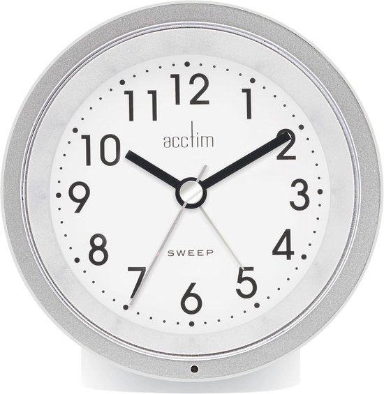 Slimme Wekker - Nachtkastje Klok - Wakker Worden - Smartlite Verlichting - 10 cm Hoog - Wit