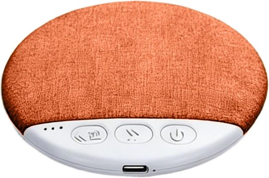 Sluimerluidspreker - Kussen speaker - Verbeterde Slaap - Botgeleidingstechnologie - 23 cm hoog - Oranje