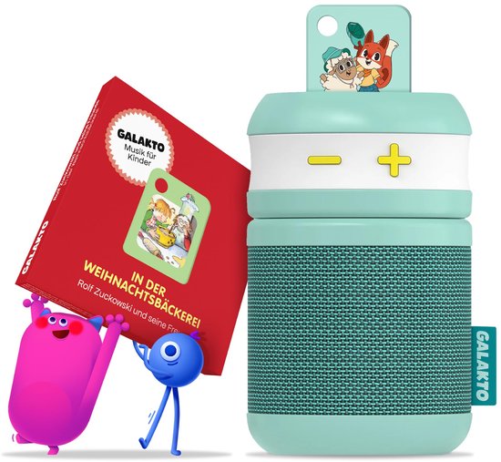 SnelShoppen - Galakto Muziek- en Luisterspeelspeler voor Kinderen, Inclusief 2 Tokens, Zonder Internet, Eenvoudige Bediening, Lange Batterijduur, Perf