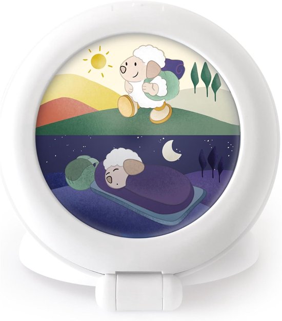 SNJY® Slaaptrainer Kinderen - Slaapwekker - Kinderwekker - Draagbaar - Wit van Merkloos