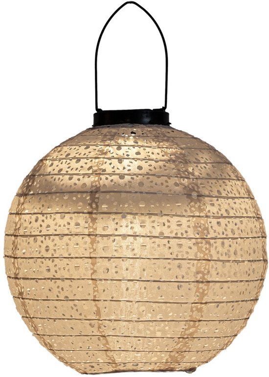 Solar Lampion marrakesh zand 25cm. van Merkloos