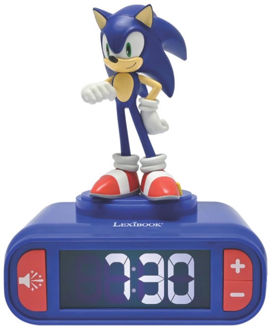 Sonic Nachtlampje Wekker met geluiden van Merkloos