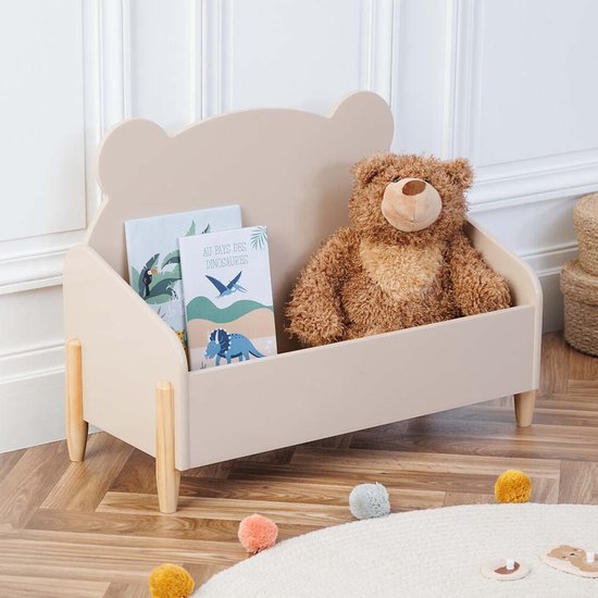 Speelgoedkist Zeline Beige