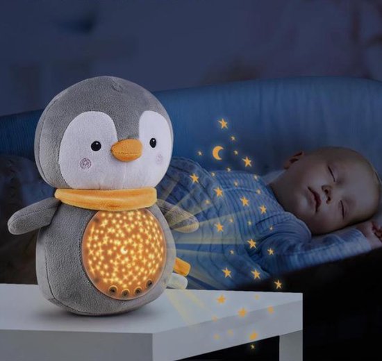 Sterren Projector met Muziek - Baby Speelgoed 0-6 maanden-White Noise Knuffel - Sterrenhemel- Baby projector - Slaaptrainer - Witte Ruis - Kraamcadeau - Babyshower cadeau - Baby Cadeau van Joymaxx