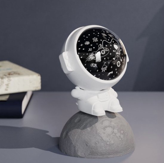 Sterren Projector - Nachtlampje - Kinder Lamp - Sterrenhemel - Roterende LED - Projectielamp met Afstandsbediening - Muziek Gestuurd - Draadloos - Konijn - Baby Cadeau - Kraamcadeau - Leuke Cadeautjes Voor Kinderen - Volwassenen van Merkloos