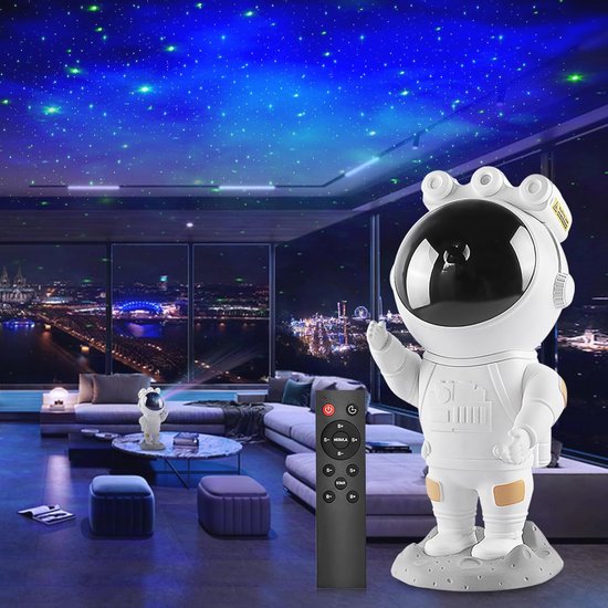 Sterrenhemel Projector met Nachtlicht en Afstandsbediening - Astronaut Ontwerp voor Slaapkamer en Plafond
