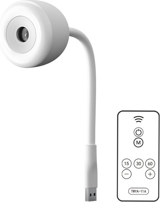 Sterrenhemel Projector - Nachtlamp - Sfeerverlichting - Instelbare Modi - 8.8 x 21.4 cm - Meerkleurig van Merkloos