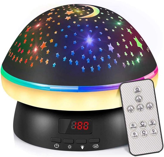 Sterrenhemel Projector Nachtlamp voor Kinderen met Afstandsbediening en Timer