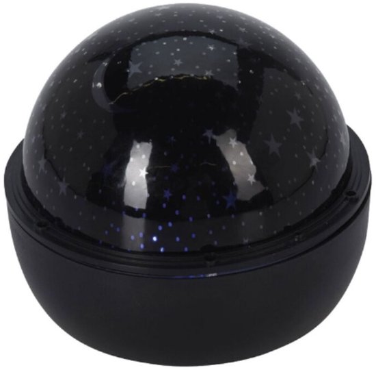 Sterrenprojector met Ledlicht Lifetime Zwart Ø 16 cm van Merkloos
