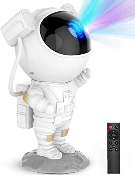 Sterrenprojector Nachtlamp - Astronaut LED Lamp voor Verjaardagscadeaus van 2-10 Jaar van Merkloos