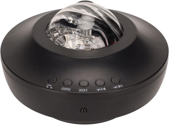 Sterrenprojector Nachtlampje - Hemel Projector Sfeerverlichting - Ontspannen Slapen - 5-in-1 Functies - 95 x 138 mm - Zwart