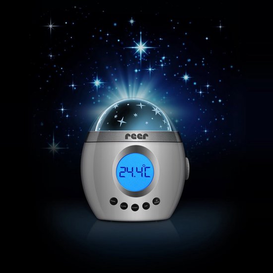 Sterrenprojector Nachtlampje met Muziek & Timer - Rustgevend Nachtlicht voor Babykamer
