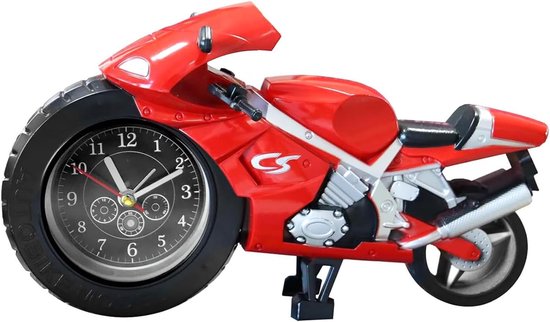 Stille Analoge Kinderwekker met Snooze-functie – Astronaut Design in Rood voor Jongens en Meisjes