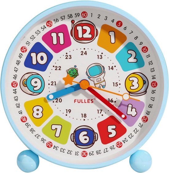 Stille Kinderwekker met Lichtgevend Display en Analoge Wijzerplaat - Voor Jongens en Meisjes