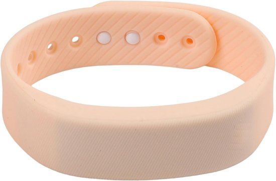 Stille Vibratie Horloge - Slaapmonitor Stap Tracker - Fitness Dagelijks Gebruik - Dubbele Vibratiemotoren - IP65 Waterbestendig - Roze
