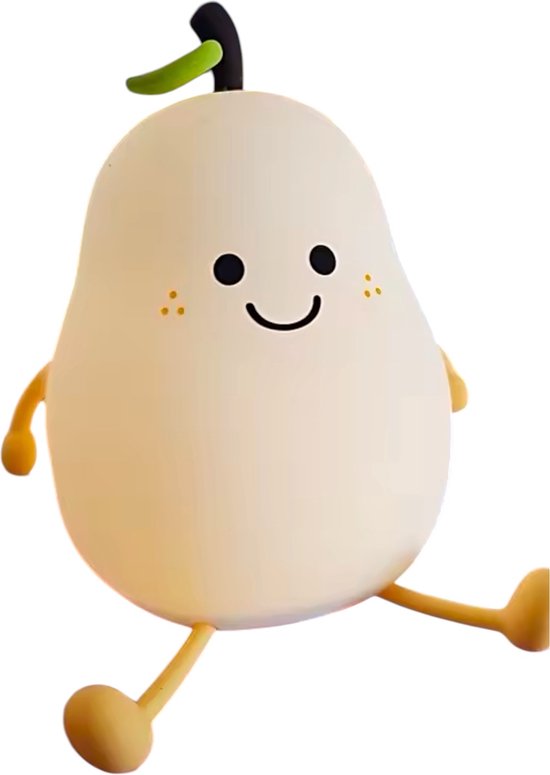 Stone Art - Led Silicone Peer Lampje - Kinderkamer Nachtlamp - Timer - USB oplaadbaar - RGB Kleuren - Kinderkamer - Draadloos Nachtlamp - Geschenk - Cadeau van Stone Art