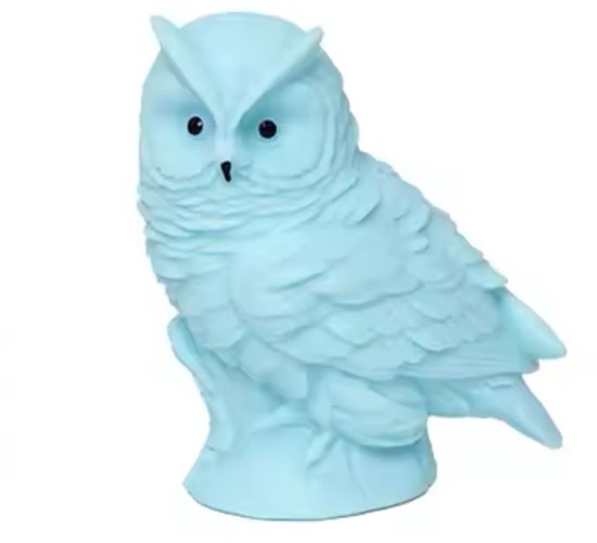 Stone Art - Schattig Creatief Uil Nachtlampje - Uil Nachtlamp - Blauw - Nachtkastje - Nachtlampje - Verjaardagscadeau van Stone Art