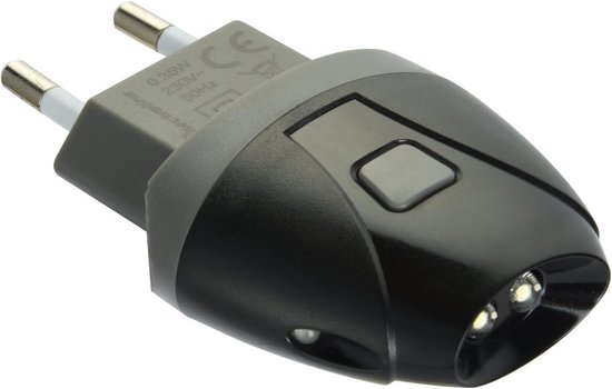 Stopcontactlampje met Noodlampfunctie voor Kinderkamer en Gang, Oplaadbare LED Zaklamp van Merkloos