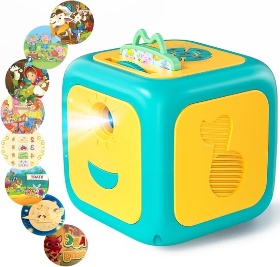 Story Projector Kids - Droommachine Projector - Verhalen Vertellen - Met Muziek - 1 C Batterij - Multicolour van Merkloos