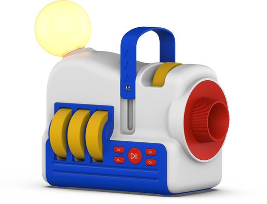 Storyteller Projector voor kinderen – 4‑in‑1 projector – Nachtlampje – voor slaapliedjes en verhaaltjes van Merkloos