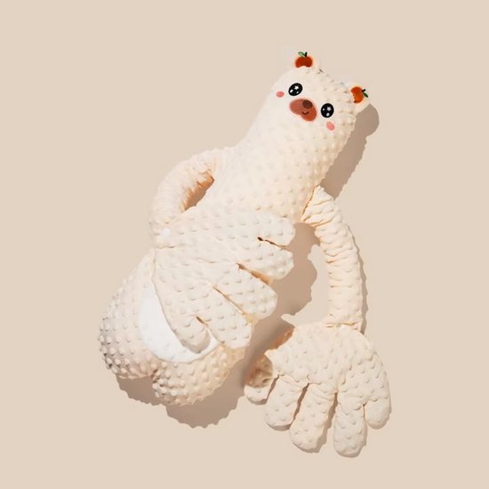 SUMOH® Baby Slaapknuffel Beer – Kalmerende Knuffel met Klopfunctie – Verzwarende Handjes – Extra Zacht Pluche – Inclusief Afstandsbediening – Comfort Knuffel voor Baby’s – Unisex van SUMOH