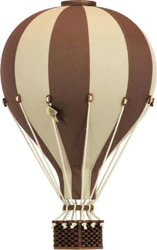 Super Balloon Decoratieve Luchtballon - Kinderkamer Decoratie - Luchtballon Mobiel babykamer - Light brown/Brown Small