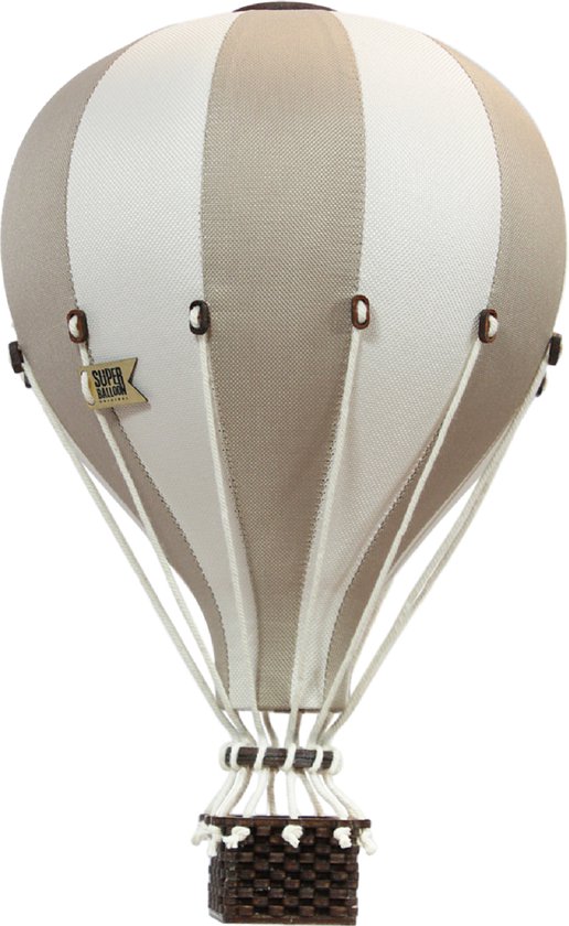 Super Balloon Luchtballon - beige en ecru