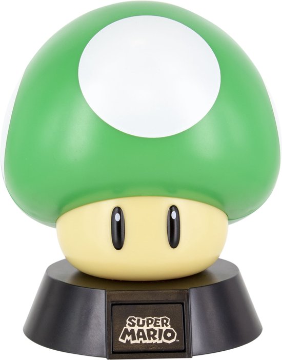 Super Mario Bros: 1 UP mushroom - Nachtlampje van Merkloos