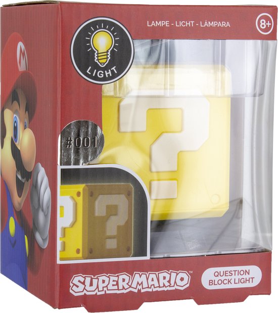Super Mario Bros. - Question Block 3D Light - Tafellamp - Nachtlamp van Paladone