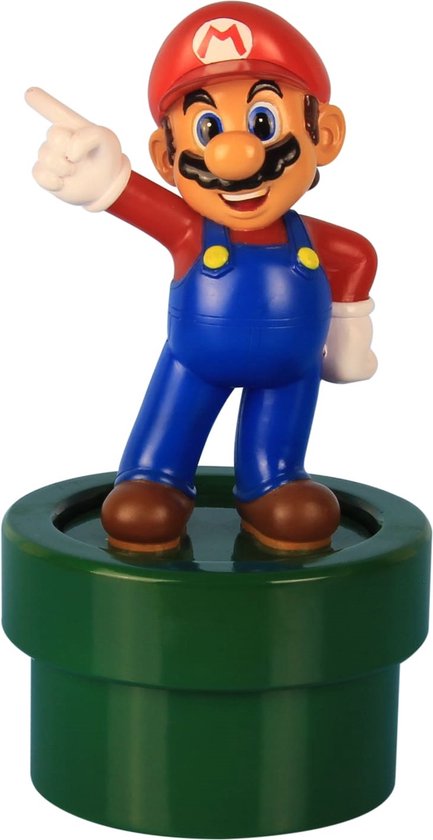 Super Mario Figuur Lamp – Officieel Nintendo Nachtlampje – 20 cm – USB of Batterijen – Paladone van Paladone