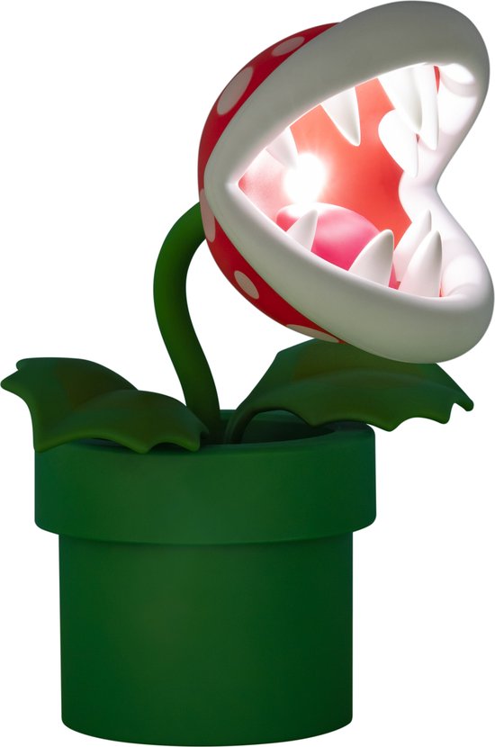 Super Mario - Piranha Plant Posable Lamp van Merkloos