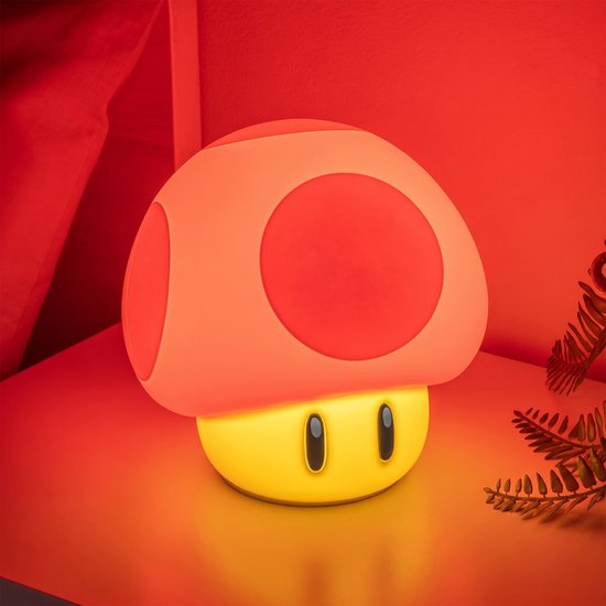 Super Mario Super Mushroom siliconen lampje van Paladone van super-mario