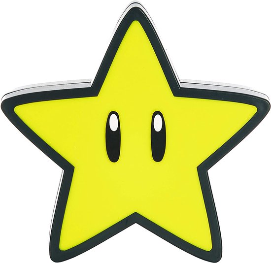 Super Mario Super Star Light with Sound V2 – LED Karakterlamp met Geluid, Batterijvoeding, Officieel Nintendo‑Product- Paladone van Paladone