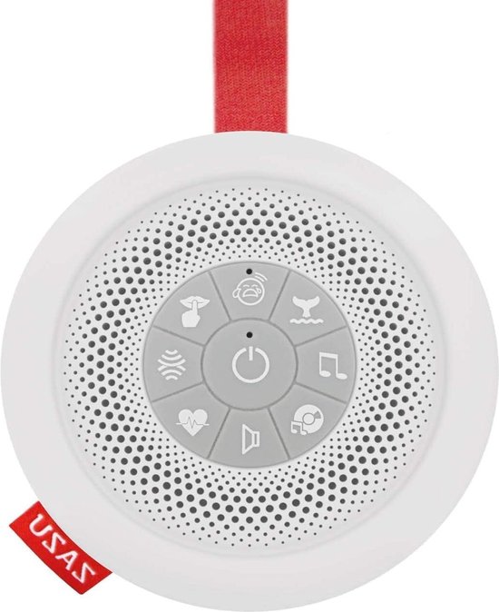 Suzy - Slaaptrainer met Peuter Slaaphulp & Fopspeen - 7 rustgevende melodieën inclusief hartslag en witte ruis - On-The-Go geluidsmachine met huilsensor - Variabel volume - Auto off Slaaptrainer van Merkloos