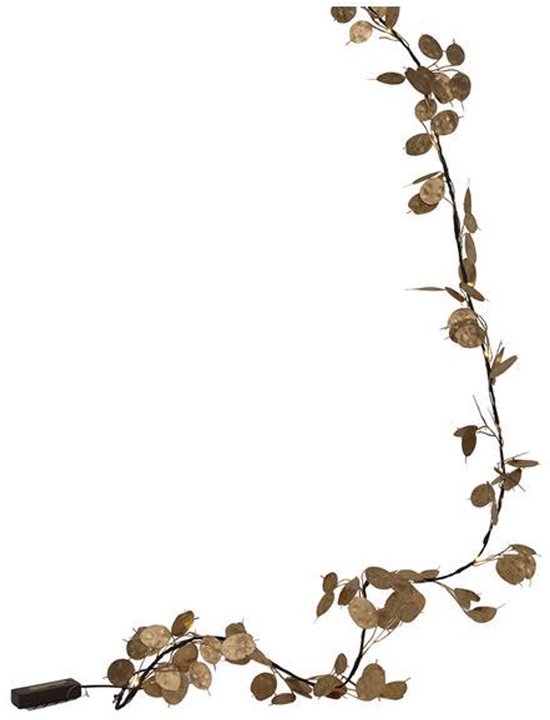 Svenska Living guirlande speelgoed 20 LED coin leaf 180cm decoratie. van Svenska Living