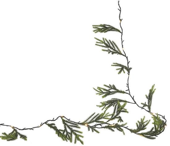 Svenska Living guirlande speelgoed conifer green 20LED 190cm decoratie. van Svenska Living
