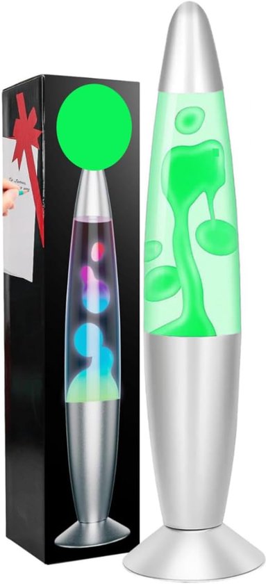 SVN® Lavalamp voor Kinderen - Lavalampen - Lavalamp - Groen - 35cm x 8cm x 8cm