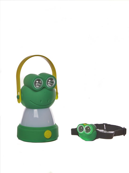 Tafel, loop en hoofdlamp kikker van Baladéo.