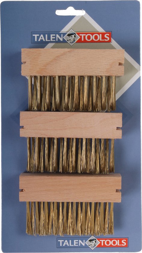 Talen Tools - Onkruidborstel - Voegenborstel - Onkruidverwijderaar - 3 stuks - Hoogwaardige kwaliteit van Talen Tools