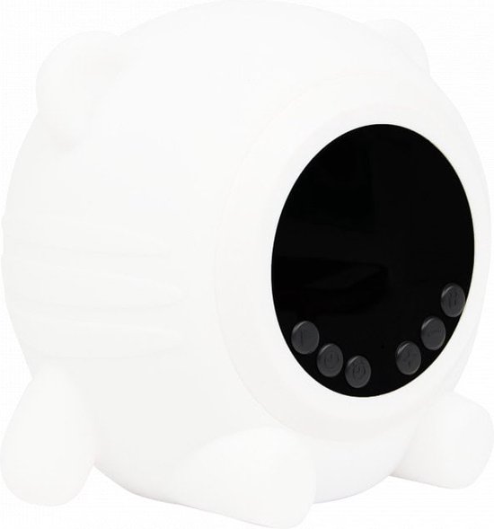 Tijger - Slaaptrainer - 12+ Branduren - 9 verschillende kleuren licht - 7 geluidsvariaties - Opgeladen binnen 2 uur - Voorkomt overladen (en dus geen brandgevaar/kortsluiting!) - Aanpasbare lichtfelheid - Instelbare timer - 100% CE-markering van Merkloos