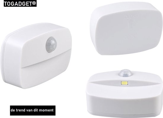 Togadget® - Automatische PIR Motion bewegingssensor Led lamp, Automatische PIR Motion licht, Nachtlampje Met Pir Motion Sensor van T