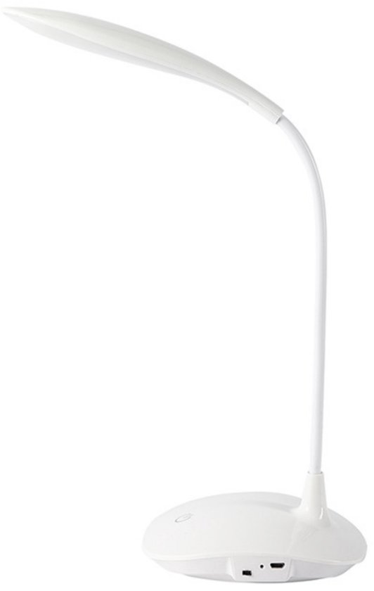 TOVBMUP Bureaulamp LED - 360° flexibele bureaulamp - LED oplaadbare kleine bureaulamp - dimbaar - 3 helderheidsniveaus - USB oplaadbaar - geschikt voor studie, kantoorwerk