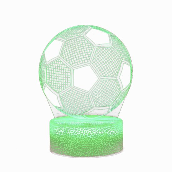 TOVBMUP Nachtlampje - nachtlampje kind - sfeerlamp - 3D Night Light - met afstandsbediening - voor jongens, mannen - kan gebruikt worden als bureaudecoratie
