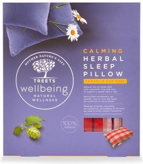 Treets Herbal calming sleep pillow / kruidenmix / bevorderd de goede nacht rust van T