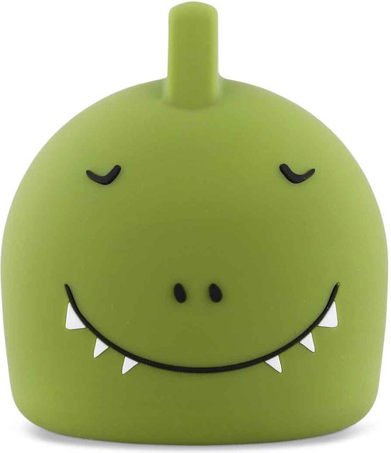 Trixie nachtlamp Mr. Dino - Oplaadbare nachtlamp voor kinderen - 3 lichtsterktes - Met timer van Trixie